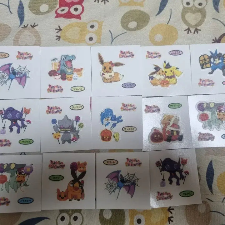 [BUNJANG] Pokemon Sticker / 일본 포켓몬띠부씰