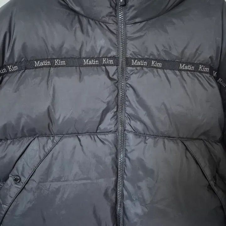 [BUNJANG] Matinkim Taping Puffer Down Jacket Black S / 마뗑킴 테이핑 푸퍼 다운점퍼 블랙 S