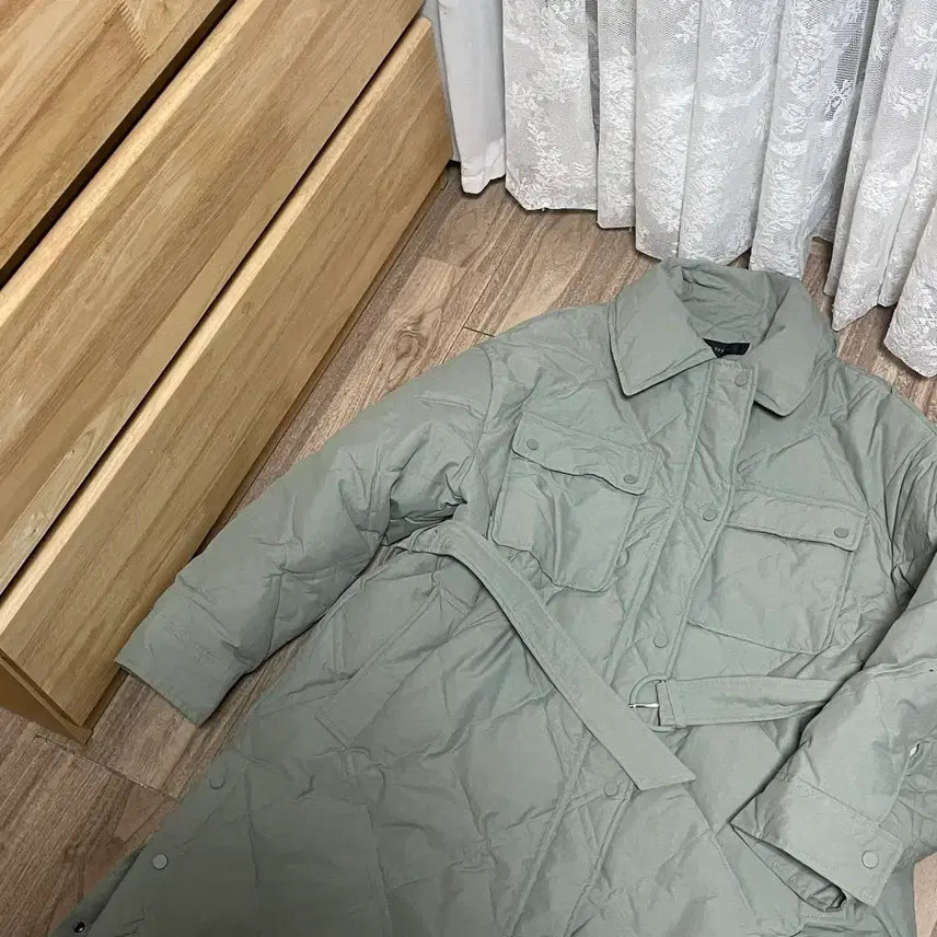 [BUNJANG] Olive des Olive Duck Down Padded Jacket / 올리브데올리브 카키 덕 패딩