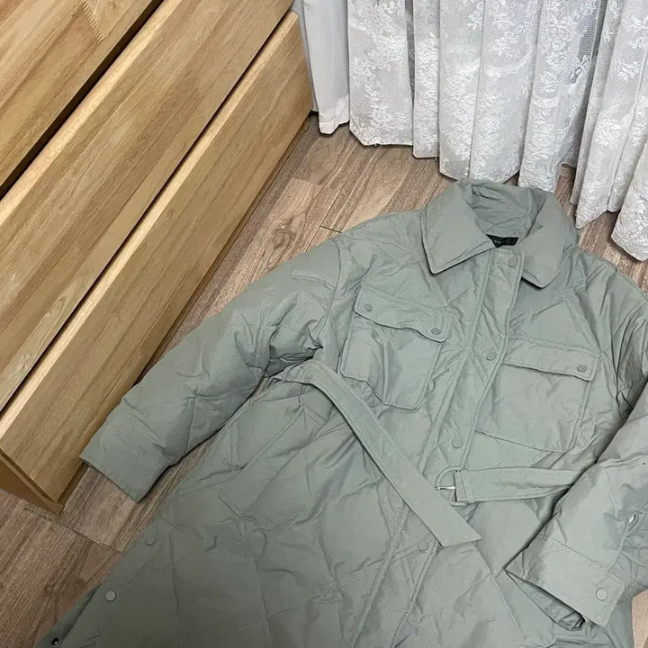 [BUNJANG] Olive des Olive Duck Down Padded Jacket / 올리브데올리브 카키 덕 패딩