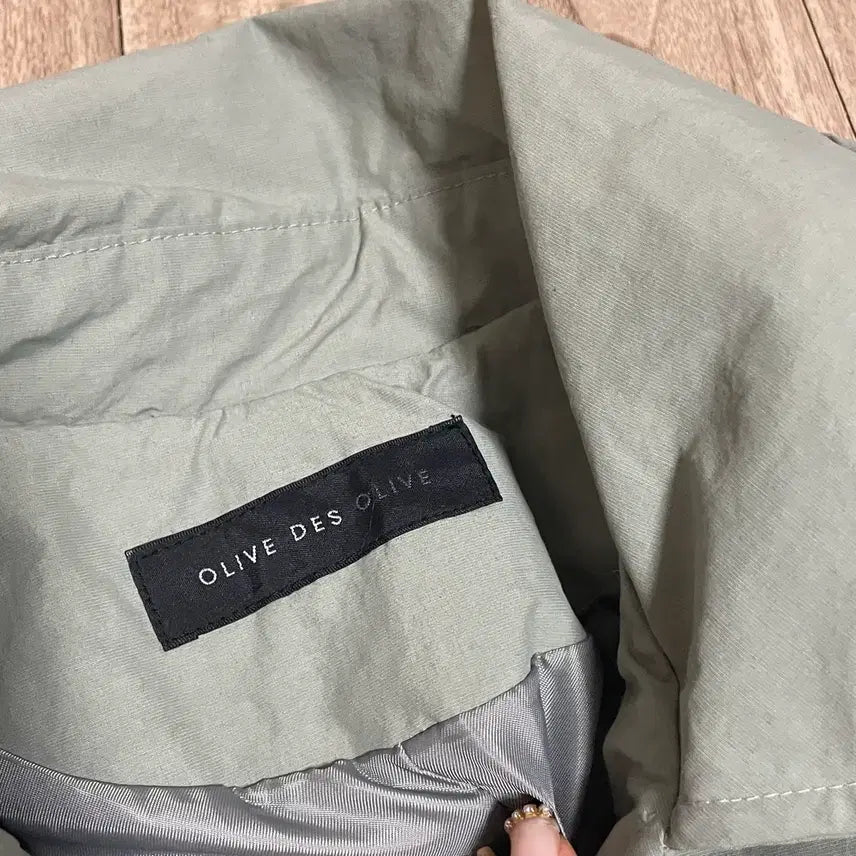 [BUNJANG] Olive des Olive Duck Down Padded Jacket / 올리브데올리브 카키 덕 패딩