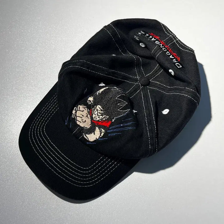 [BUNJANG] Dragonball Z Son Goku Embroidered Ball Cap / 빈티지 90s Dragonball Z 자수 볼캡