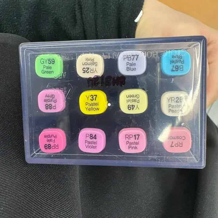 [BUNJANG] Shinhan Touch Marker Pastel 12 Color Set / 신한 터치 마카 12색 pastel 파스텔