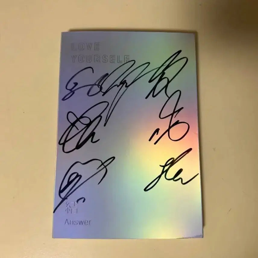 [BUNJANG] BTS Love Yourself Answer Signed Album / BTS loveyourself answer 친필사인