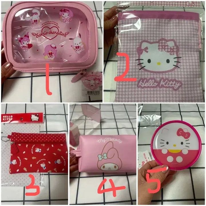 [BUNJANG] Sanrio Pouch - Assorted / (새상품)산리오 파우치 모음