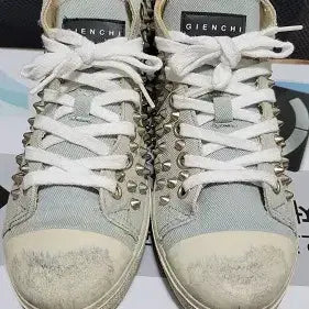 [BUNJANG] GIENCHI Canvas High Top Sneakers / GIENCHI 캔버스 하이탑 스니커즈