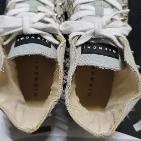 [BUNJANG] GIENCHI Canvas High Top Sneakers / GIENCHI 캔버스 하이탑 스니커즈