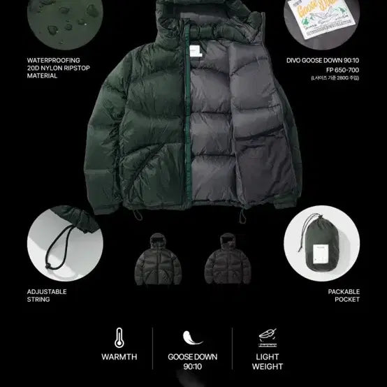 [BUNJANG] Outstanding Goose Down Padded Jacket / 아웃스탠딩 구스다운 패딩