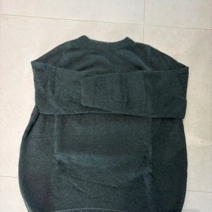 [BUNJANG] Floaty Green Knit Sweater / Floaty 짙은 녹색 니트 스웨터