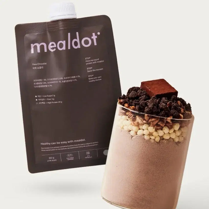 [BUNJANG] Mildot Protein Shake Pave Chocolate 7 Pack / 밀닷 단백질 쉐이크 파베 쇼콜라 7개입