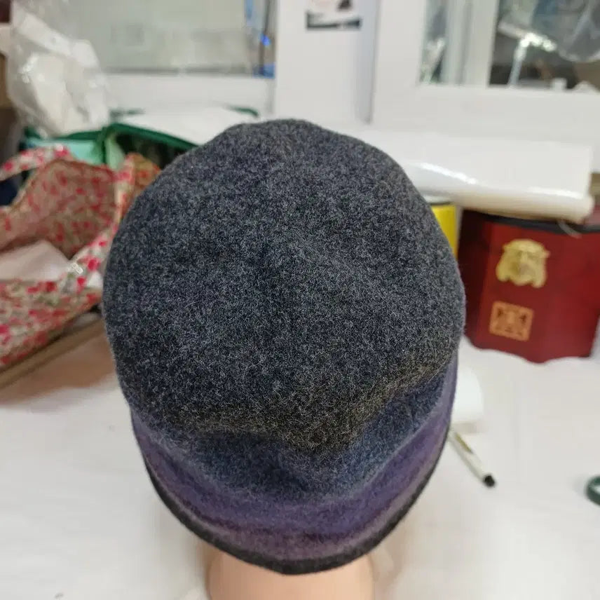 [BUNJANG] Unspecified Color Block Winter Bucket Hat / 배색 벙거지 모자57.5호 겨울   51063
