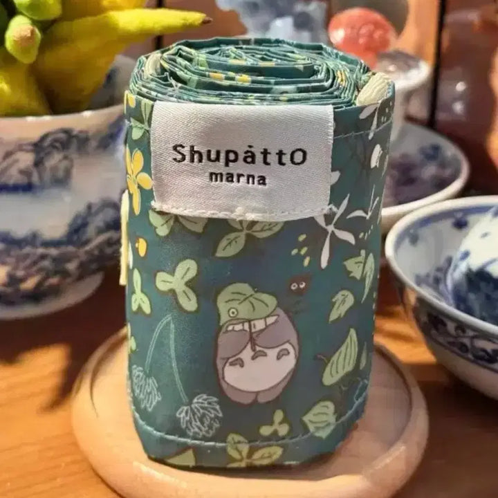 [BUNJANG] Shupatto Totoro Blue Garden Compact Shopping Bag / Shupatto슈파토 이웃집토토로 푸른가든 컴팩트 장바구니