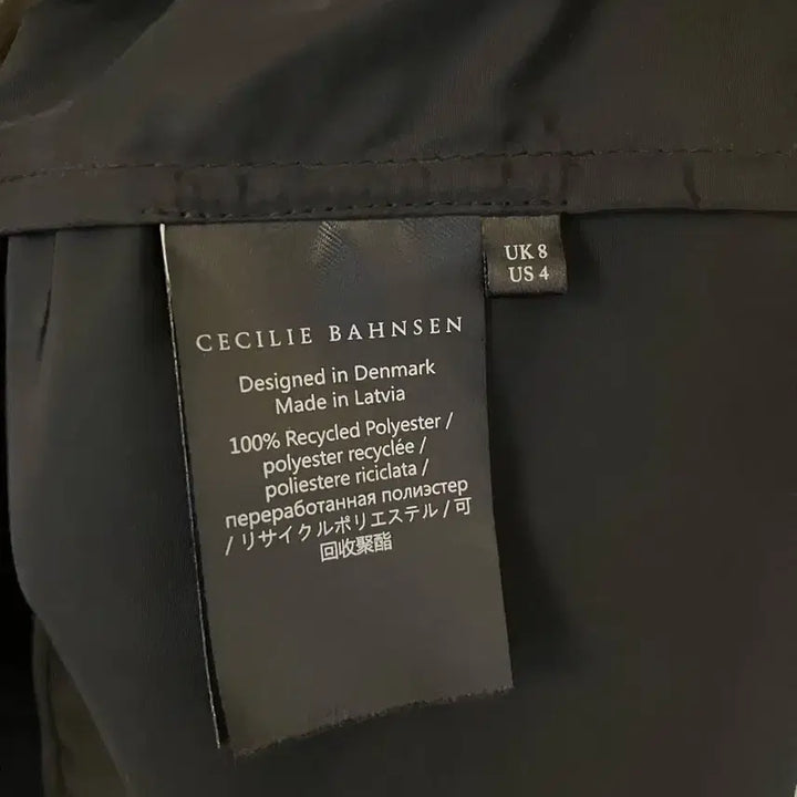 [BUNJANG] Cecilie Bahnsen Black Puff Sleeve Blouse / 세실리아반센 탑