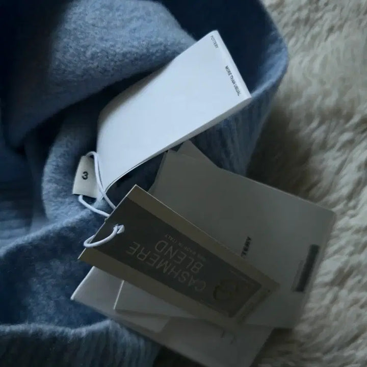 [BUNJANG] Pottery Comfort Crew Neck Knit Sax / 21fw 포터리 컴포트 크루넥니트 sax 새제품 3사이즈