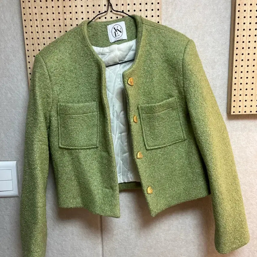 [BUNJANG] Tweed Short Jacket / 새상품) 트위드 숏 자켓. 누빔있음