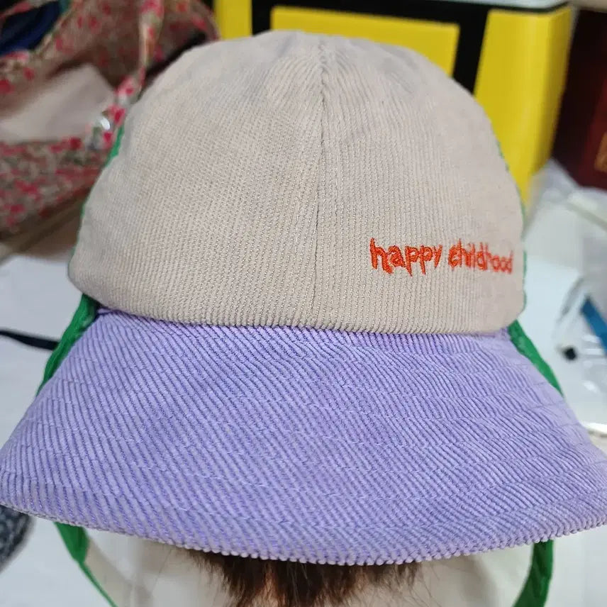 [BUNJANG] Happy Child Corduroy Bucket Hat / 해피차일드 코듀로이 벙거지 어린이 모자56사이즈겨울  61068