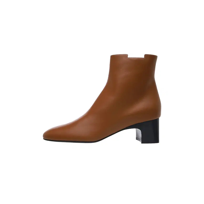 [BUNJANG] Hermès Demarche Short Boots Brown Calfskin Leather FR 38 / (W) 에르메스 데마르슈 숏부츠
