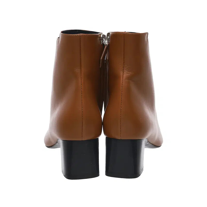 [BUNJANG] Hermès Demarche Short Boots Brown Calfskin Leather FR 38 / (W) 에르메스 데마르슈 숏부츠