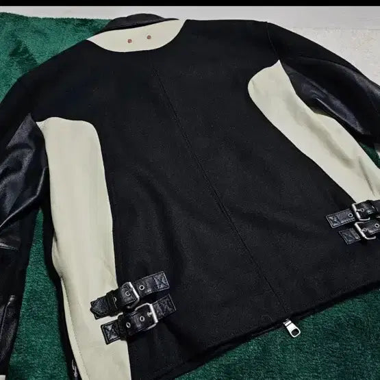 [BUNJANG] Anderson Bell Black Leather Jacket / 앤더슨벨 블랙 레더 자켓