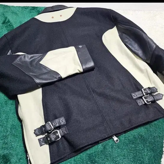 [BUNJANG] Anderson Bell Black Leather Jacket / 앤더슨벨 블랙 레더 자켓