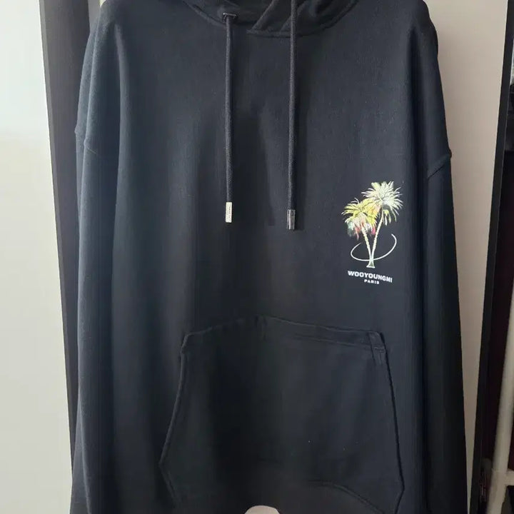 [BUNJANG] Wooyoungmi 25SS Palm Tree Back Print Hoodie / 우영미 25SS 야자수 백프린팅 후드 52