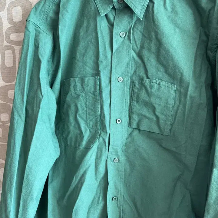 [BUNJANG] OUTSTANDING Work Shirt (Green) [M] / OUTSTANDING 아웃스탠딩 워크 셔츠