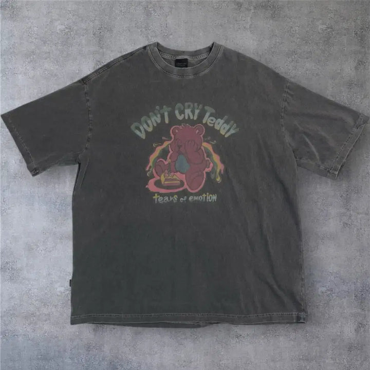[SOLD OUT] 꼼파뇨 Compagno 피그먼트 워싱 그래픽 반팔 티셔츠 L