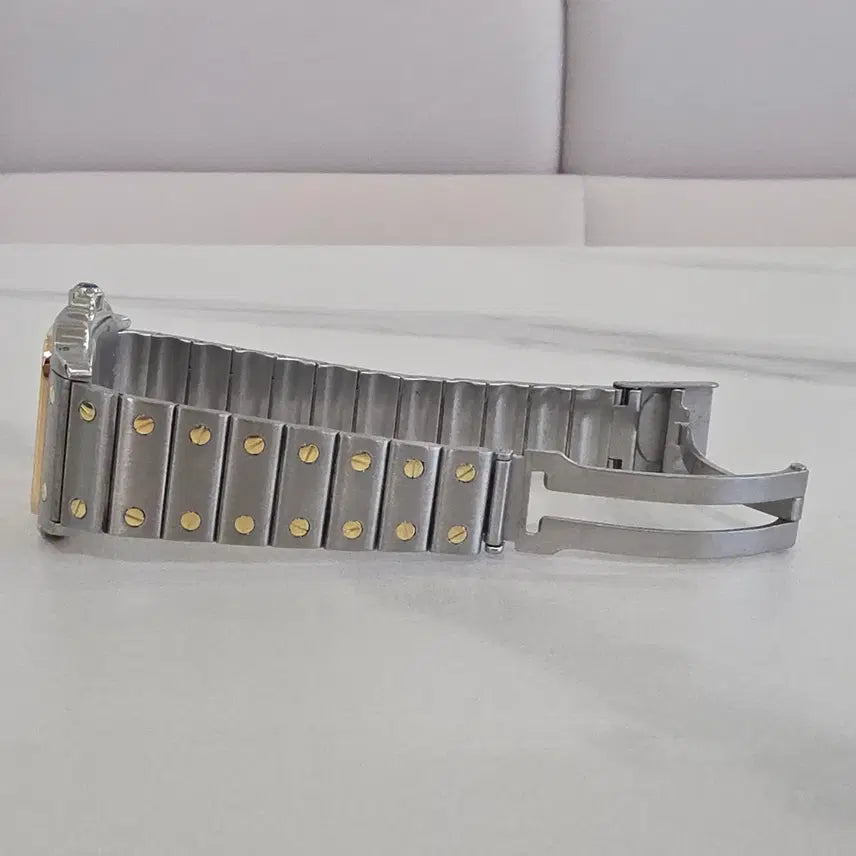 [BUNJANG] Cartier Santos Galbee 29mm ML Two-Tone Watch / 까르띠에 산토스 갈베 콤비 ML 구형스트랩
