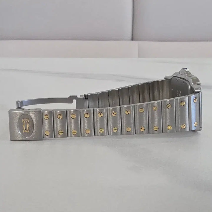 [BUNJANG] Cartier Santos Galbee 29mm ML Two-Tone Watch / 까르띠에 산토스 갈베 콤비 ML 구형스트랩