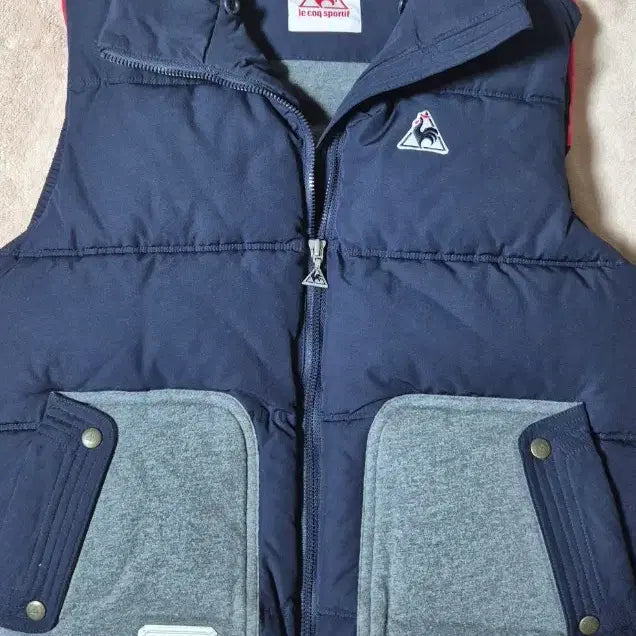 [BUNJANG] Le Coq Sportif Padded Vest / 르꼬끄 패딩 조끼