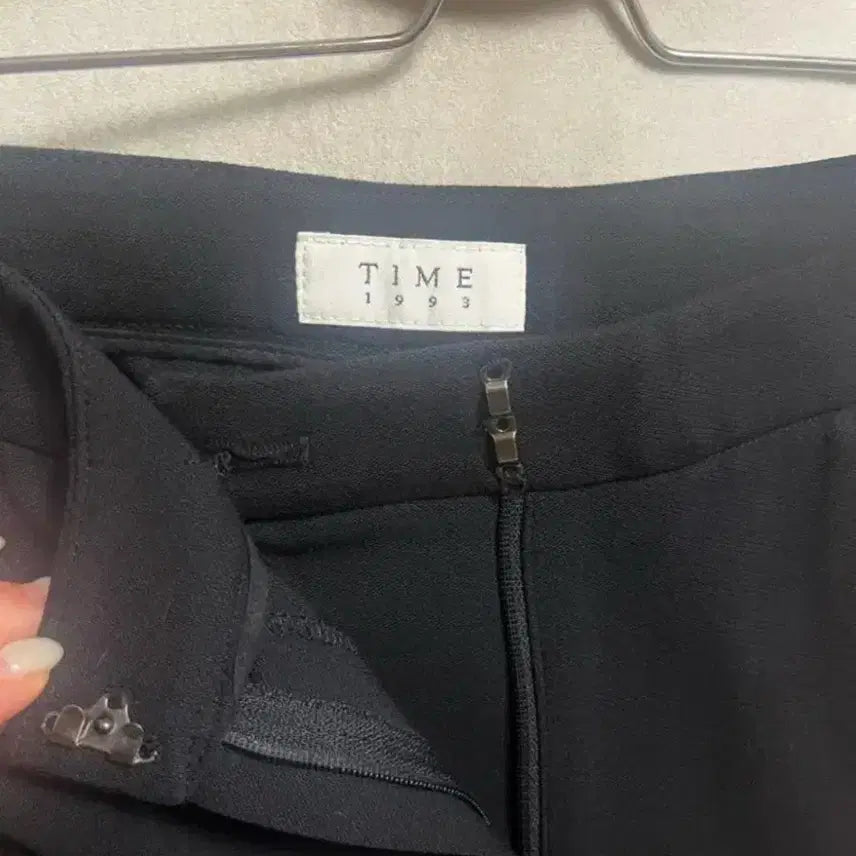 [BUNJANG] TIME Slacks Pants Black / 한섬 타임 TIME 원턱 모 슬랙스 팬츠 블랙 정장 기본바지