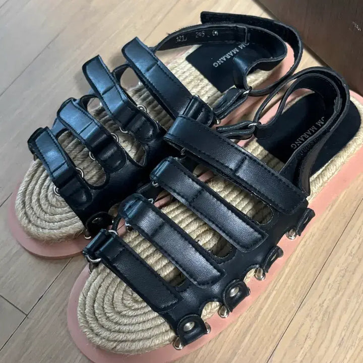 [BUNJANG] Frommarang Black Strap Sandals 245 / (새상품) 프롬마랑 블랙 스트랩 샌들 245