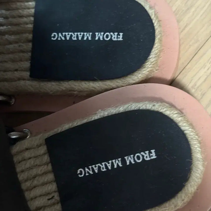 [BUNJANG] Frommarang Black Strap Sandals 245 / (새상품) 프롬마랑 블랙 스트랩 샌들 245