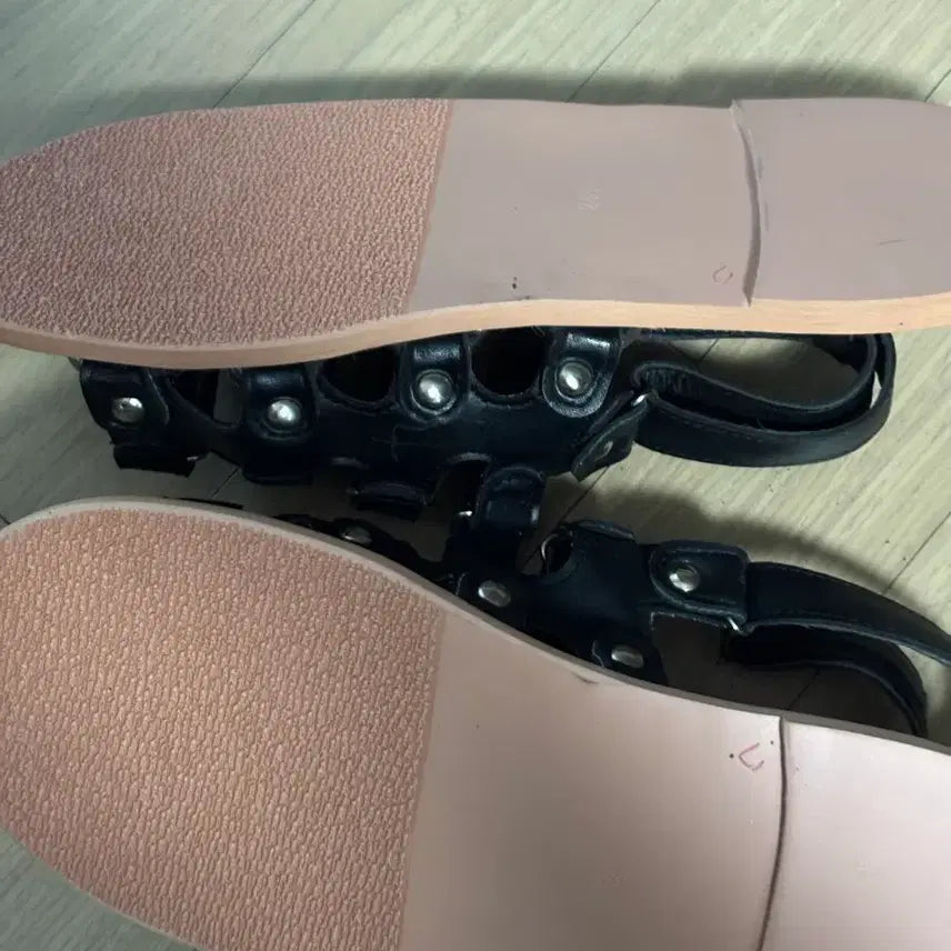 [BUNJANG] Frommarang Black Strap Sandals 245 / (새상품) 프롬마랑 블랙 스트랩 샌들 245