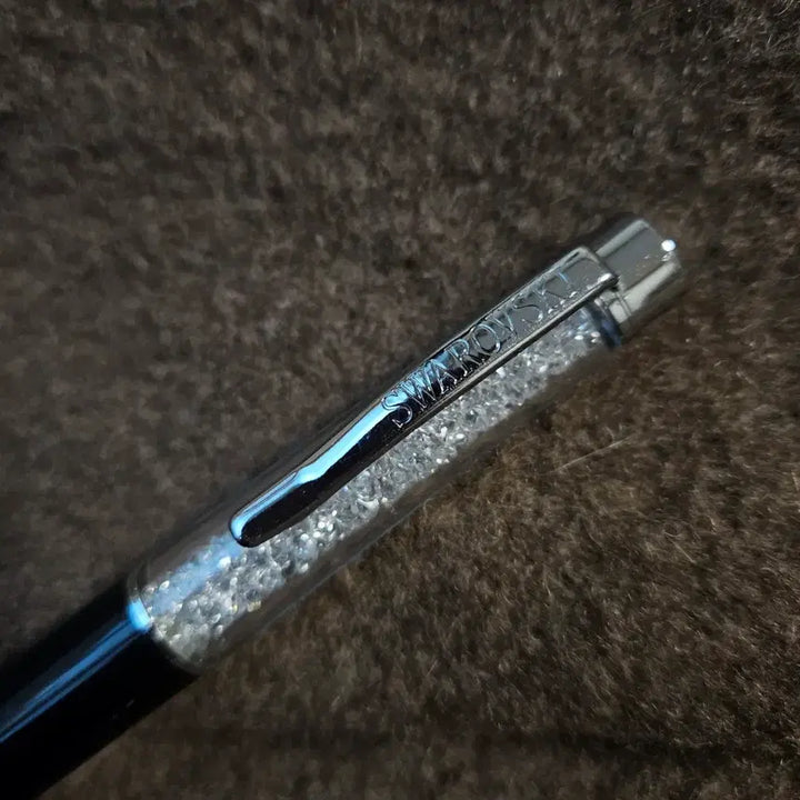 [BUNJANG] Swarovski Crystal Pen / 스와로브스키 정품 블랙 크리스탈 장식 볼펜