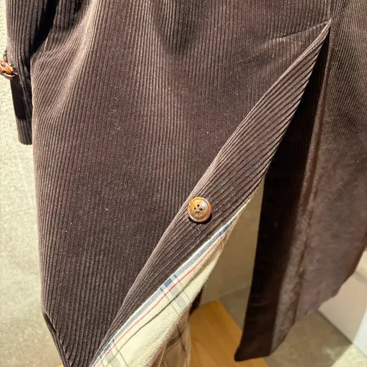 [BUNJANG] Grenfell Corduroy Balmacaan Coat / 그렌펠(grenfell) 코듀로이 발마칸 코트 40사이즈