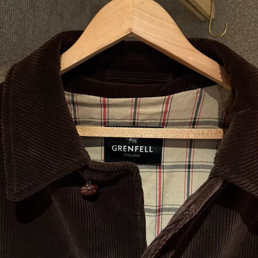 [BUNJANG] Grenfell Corduroy Balmacaan Coat / 그렌펠(grenfell) 코듀로이 발마칸 코트 40사이즈