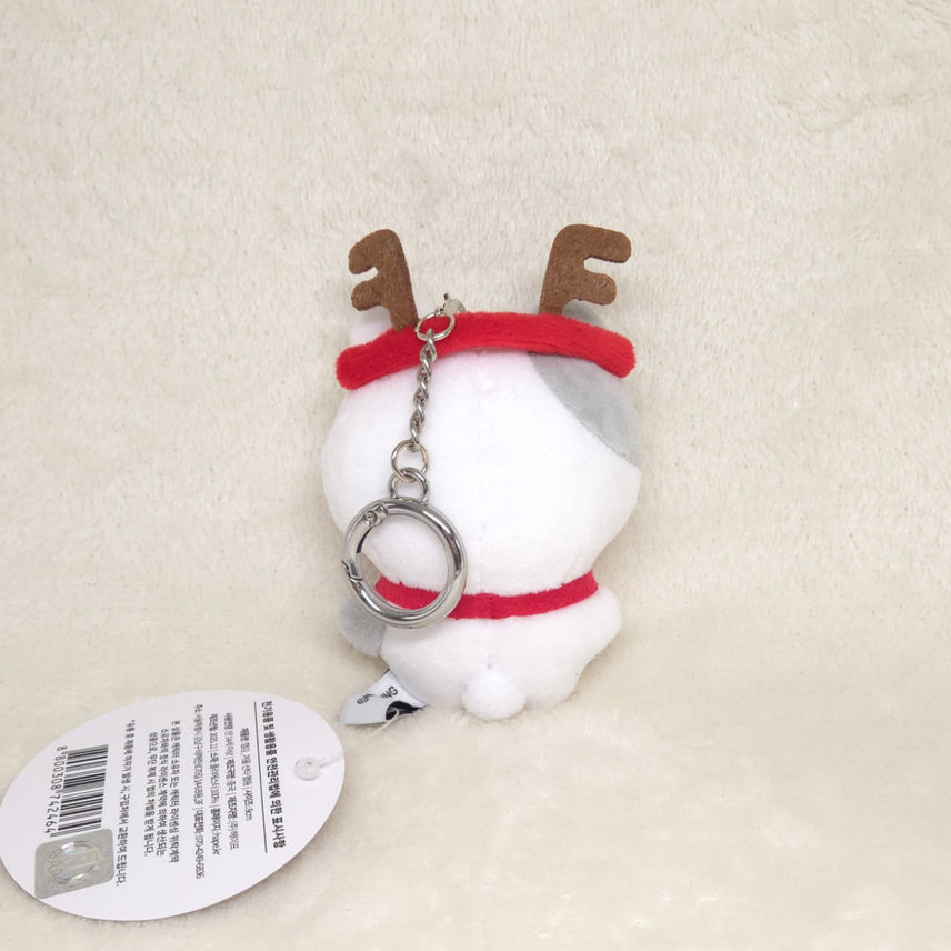 [BUNJANG] Hamdung Winter Santa Keyring 8cm / (새상품/정품) 겨울산타 햄둥 키링 인형 가방고리 우정키링 8cm