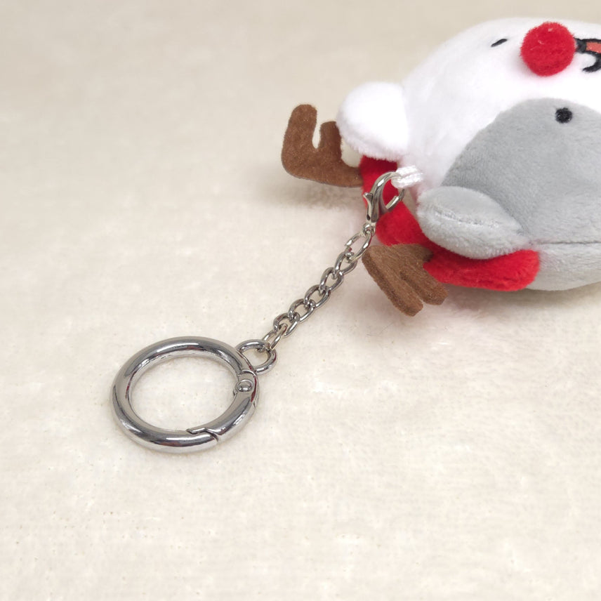 [BUNJANG] Hamdung Winter Santa Keyring 8cm / (새상품/정품) 겨울산타 햄둥 키링 인형 가방고리 우정키링 8cm