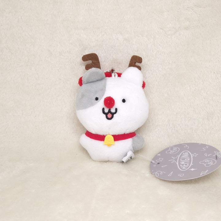 [BUNJANG] Hamdung Winter Santa Keyring 8cm / (새상품/정품) 겨울산타 햄둥 키링 인형 가방고리 우정키링 8cm