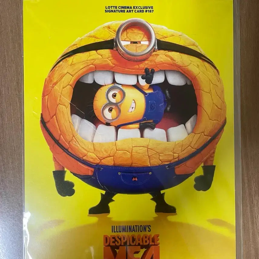 [BUNJANG] Minions 4 Art Card / 롯데시네마 미니언즈4 아트카드