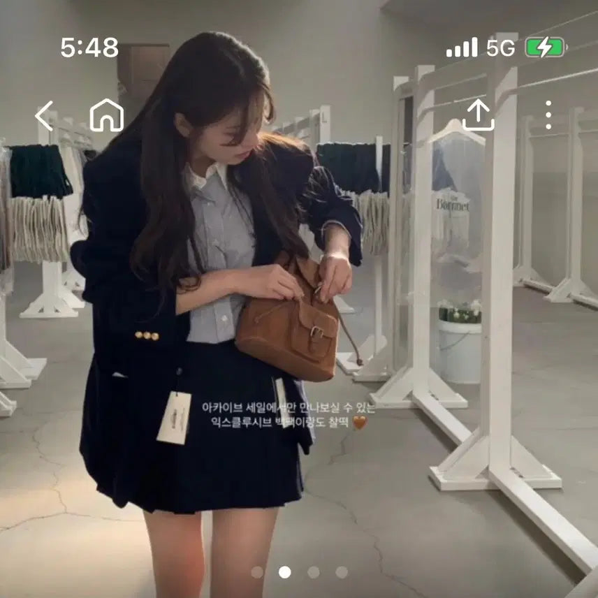 [BUNJANG] The Bannet Pleated Skirt / 더 바넷 The bannet 랩 부클 플리츠 스커트