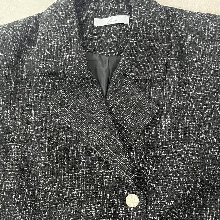 [BUNJANG] Roar Black Tweed Mini Dress / 로아르 블랙 트위드 원피스