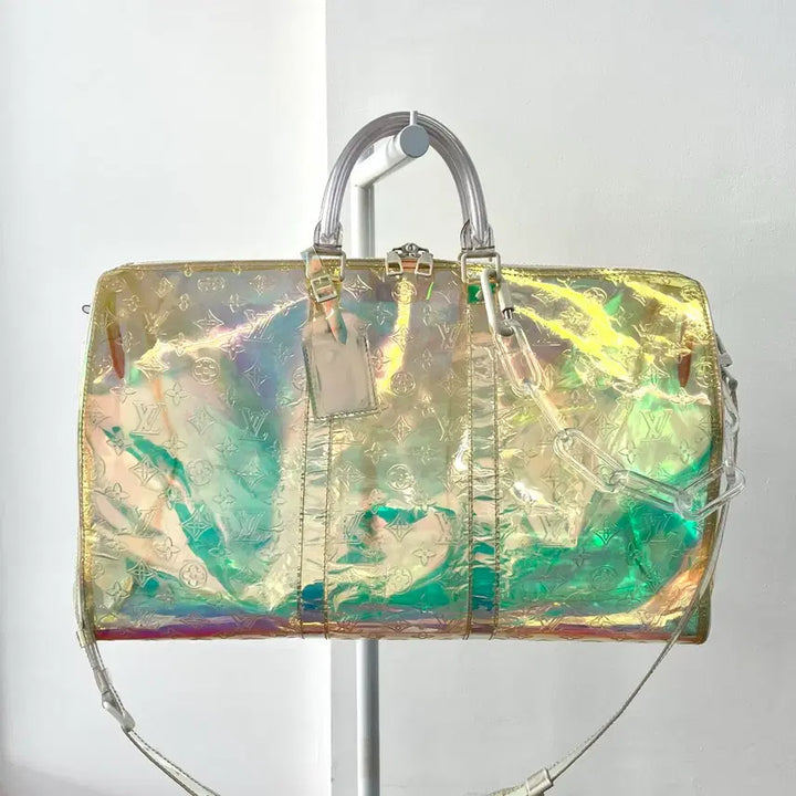 [BUNJANG] Louis Vuitton Virgil Abloh Prism Bandouliere Keepall 50 Bag / [한정판/정품] 루이비통 버질아블로 프리즘 반둘리에 키폴 50 가방