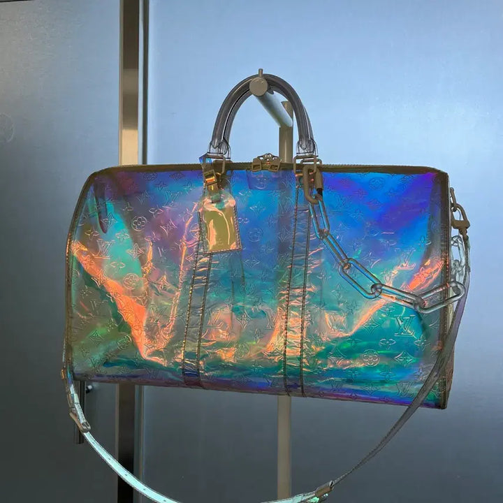 [BUNJANG] Louis Vuitton Virgil Abloh Prism Bandouliere Keepall 50 Bag / [한정판/정품] 루이비통 버질아블로 프리즘 반둘리에 키폴 50 가방