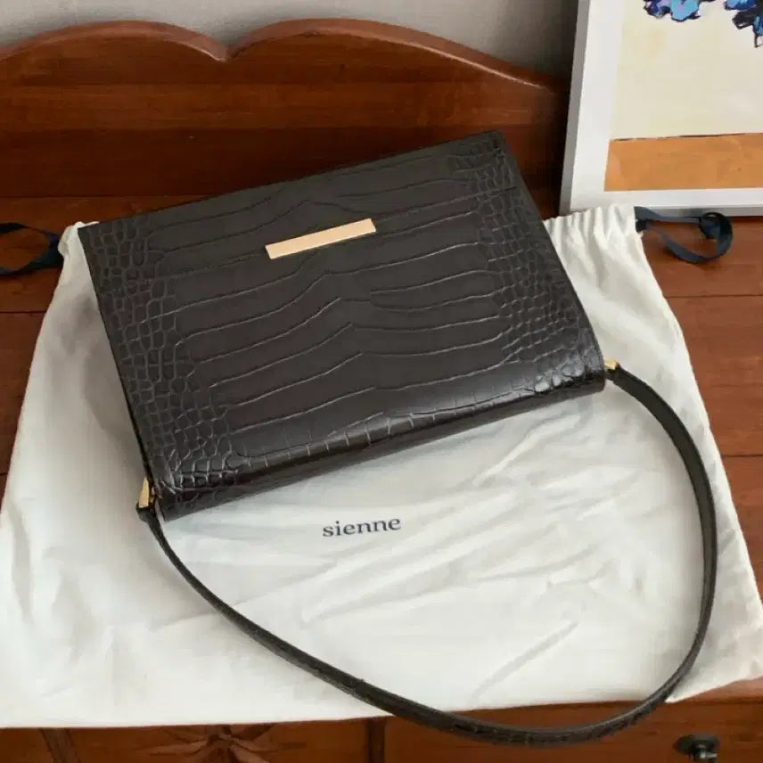 [BUNJANG] Cienne Geneve Classic Leather Bag / 시엔느 제네브 클래식 레더백
