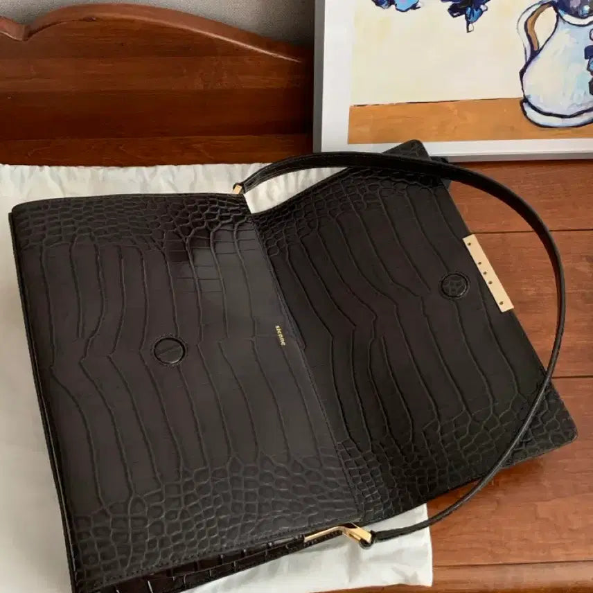 [BUNJANG] Cienne Geneve Classic Leather Bag / 시엔느 제네브 클래식 레더백