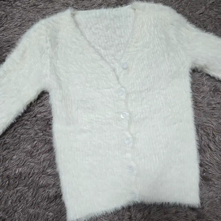 [BUNJANG] Knit Vest and Shorts Set (New) / 부드러운 털 니트 나시 세트 새 상품