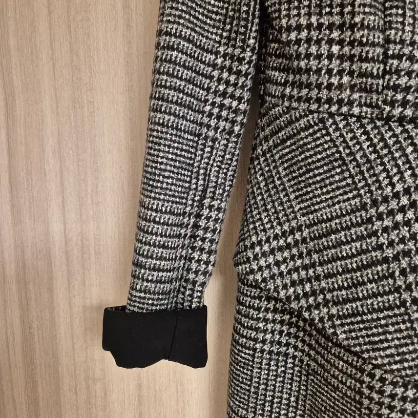 [BUNJANG] Check Pattern Slim Fit Winter Dress / 체크 패턴 슬림핏 원피스 55사이즈(겨울용)