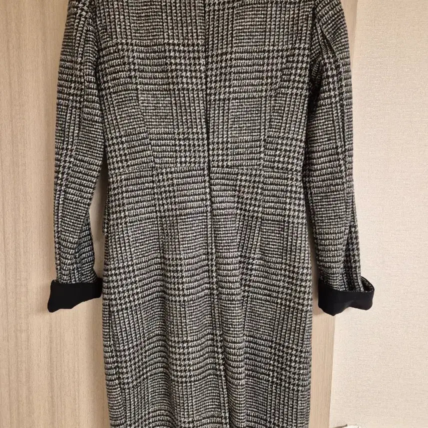 [BUNJANG] Check Pattern Slim Fit Winter Dress / 체크 패턴 슬림핏 원피스 55사이즈(겨울용)